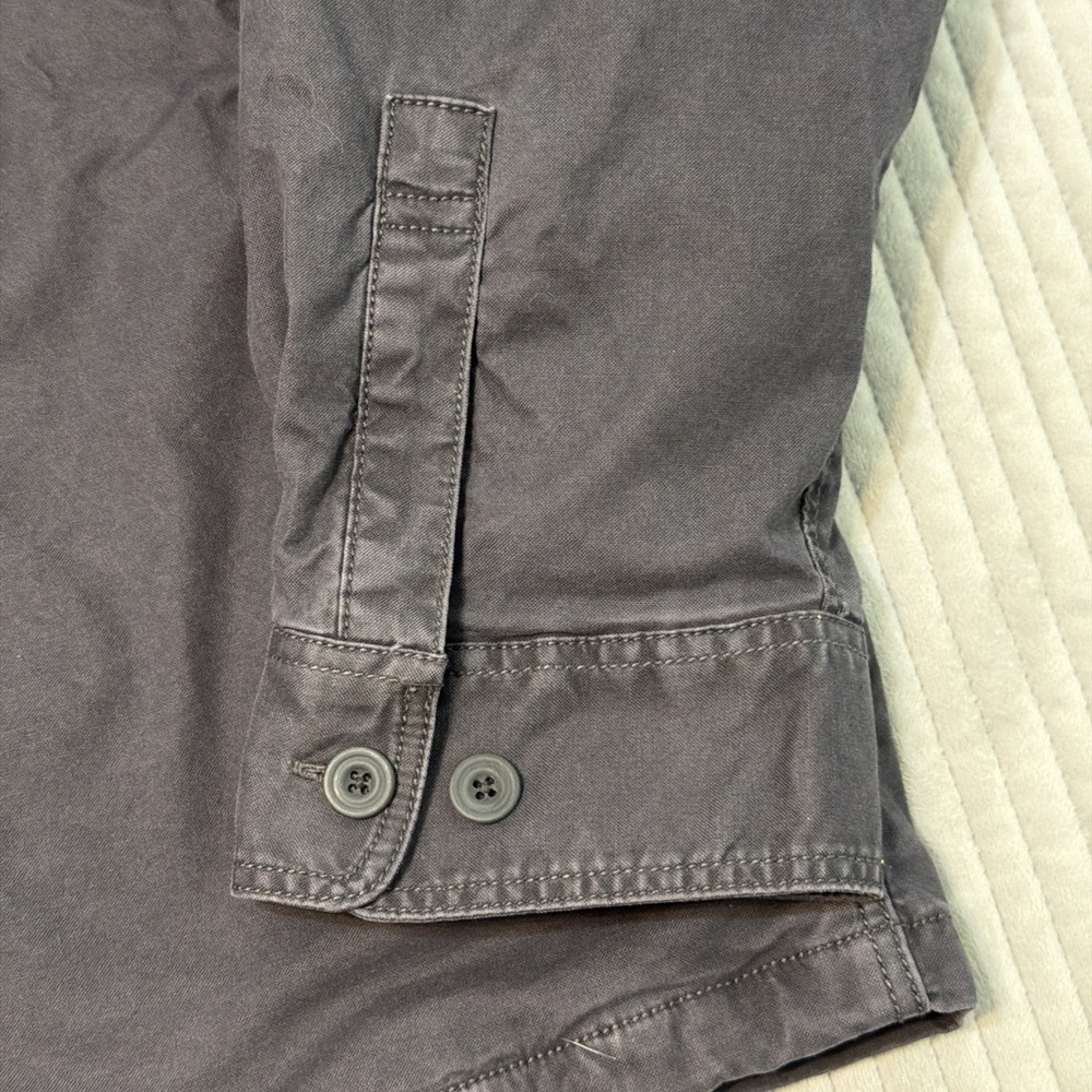 Faherty Lakeside CPO Washed Charcoal Shirt Jacket Size 2XLarge NWT $248 - Picture 2 of 10